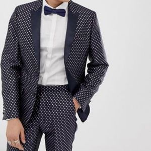 Polka Dot Formal Blazer